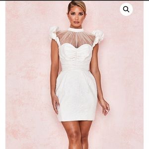 House of CB Ivory Cherelle dress.